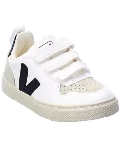 Veja Small V-10 Leather & Suede Sneaker Kids