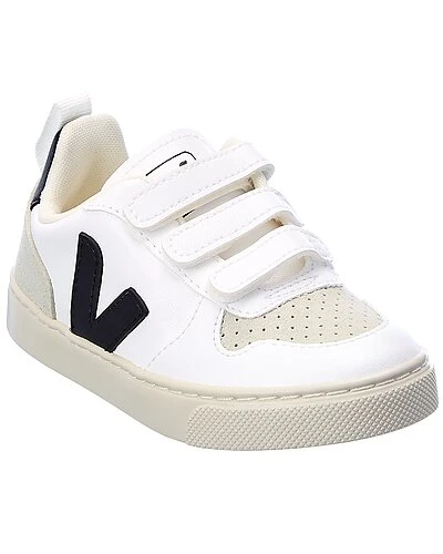 Veja Small V-10 Leather & Suede Sneaker Kids