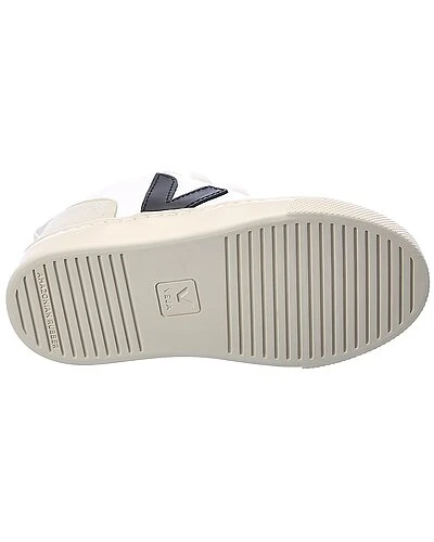 Veja Small V-10 Leather & Suede Sneaker Kids - Image 4