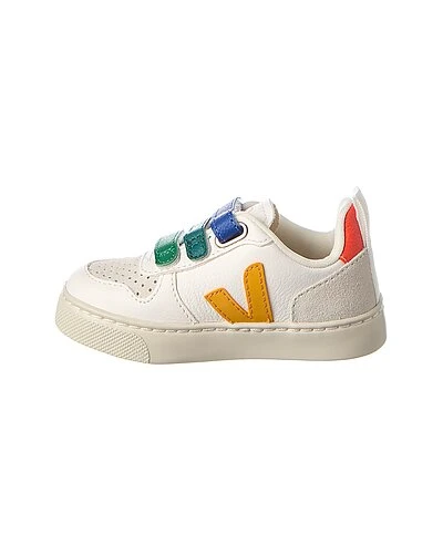 Veja Small V-10 Leather Sneaker Kids - Image 2
