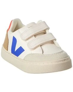 Veja Small V-12 Leather Sneaker Kids