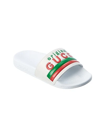 Gucci Leather Slide Kids