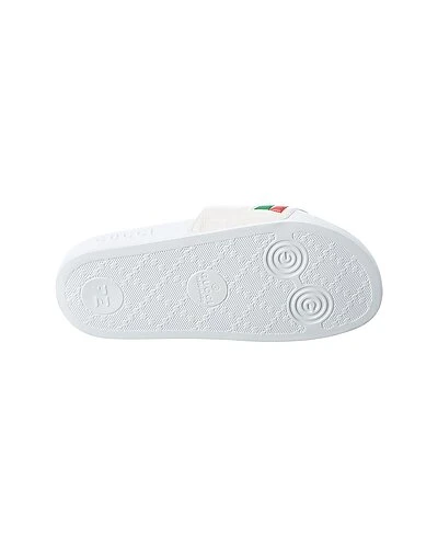 Gucci Leather Slide Kids - Image 4