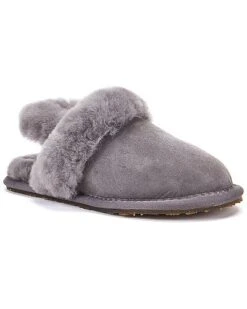 Sheepskin Slingback Mule Kids