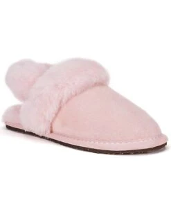 Slingback Mule Sheepskin Slipper Kids